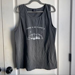 there is no planet B sleeveless tank/muscle tee